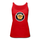 Keep On Rolling Black and Red Women’s Tank Top - red