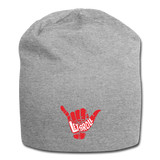 Let's Roll Jersey Beanie - heather gray