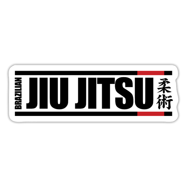Brazilian Jiu Jitsu Hieroglyphics Sticker - white matte