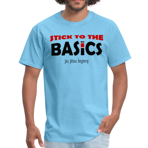 Stick To The Basics Men's T-shirt - aquatic blue
