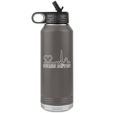 The Mats don't lie Water Bottle Tumbler 32 oz-Jiu Jitsu Legacy | BJJ Store