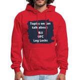 Topics we can talk about Men's Hoodie - red