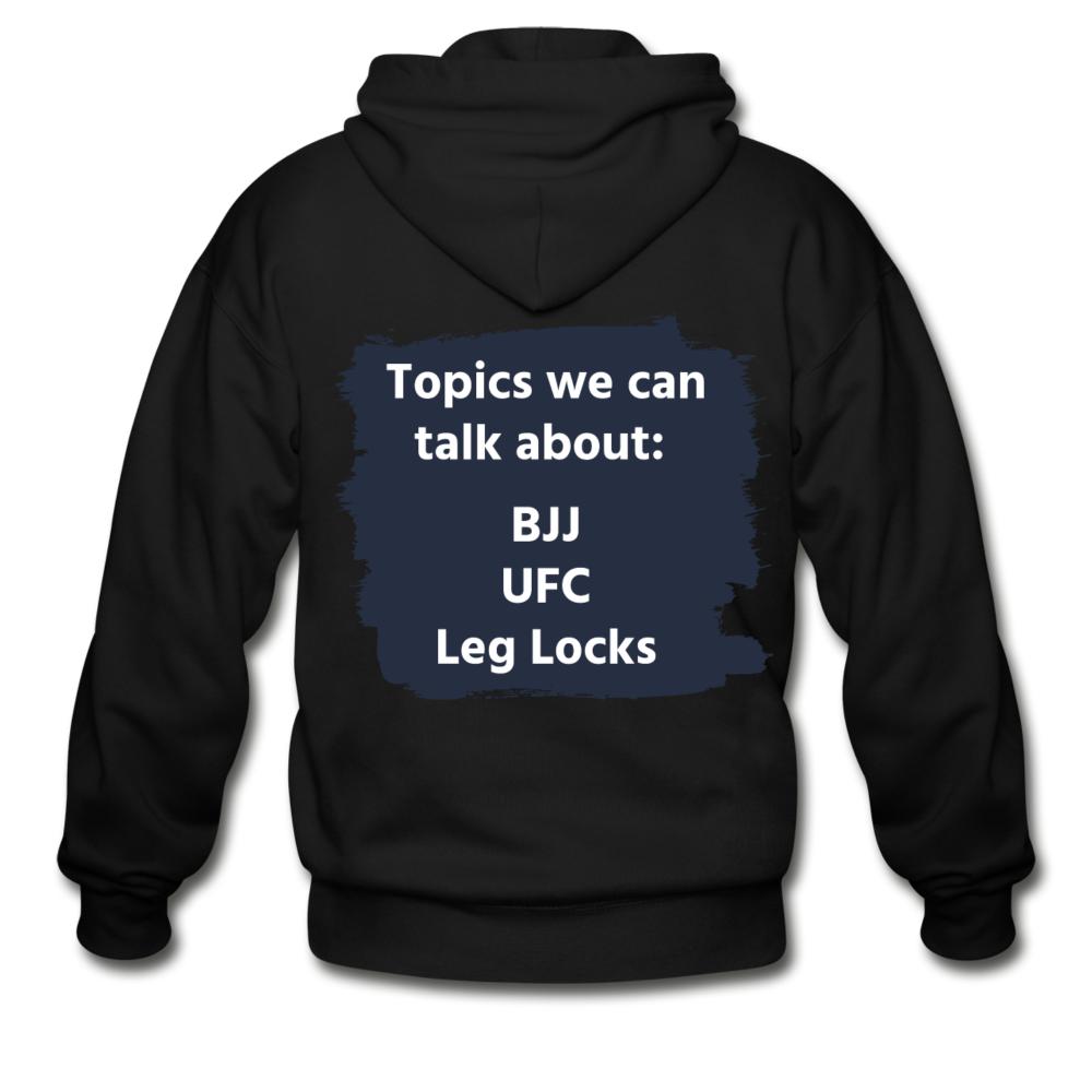 Topics we can talk about Zip Hoodie - black
