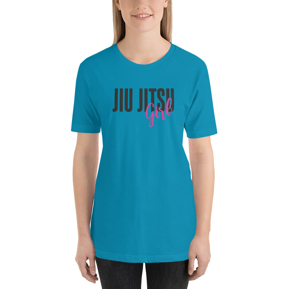 Jiu Jitsu Girl Text Unisex Staple T-Shirt