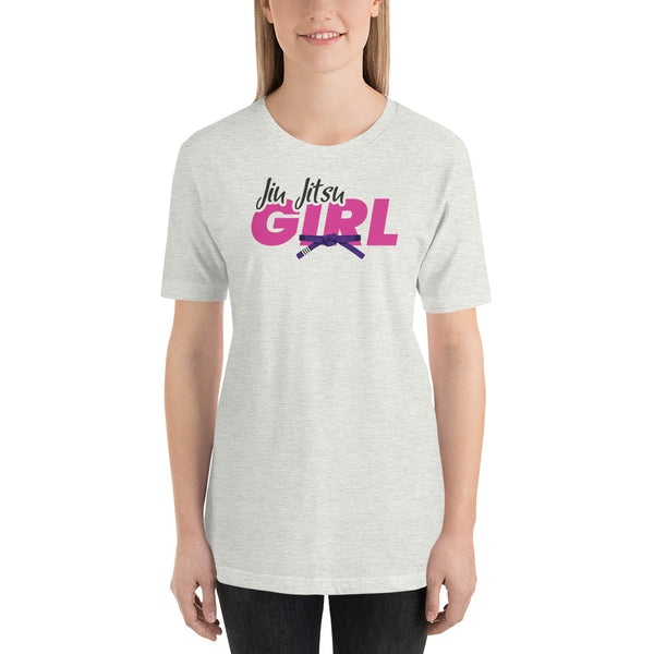 Jiu Jitsu Girl Purple Belt Unisex Staple T-Shirt