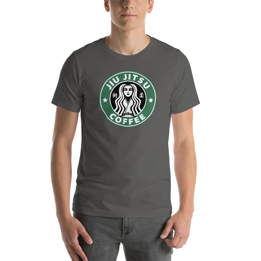 Jiu Jitsu Coffee Green Starbucks Unisex Staple T-Shirt
