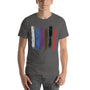 BJJ Belt Stripes Unisex t-shirt Bella+Canvas 3001