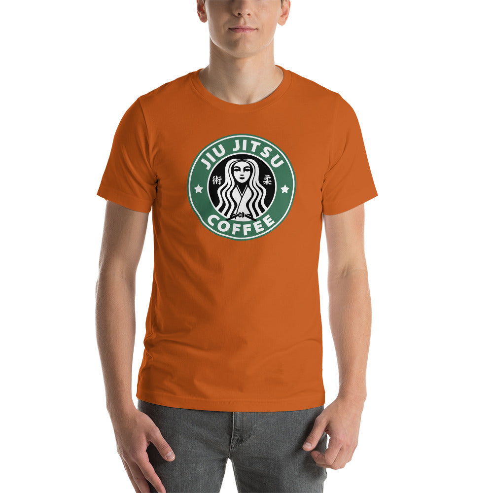 Jiu Jitsu Coffee Green Starbucks Unisex Staple T-Shirt