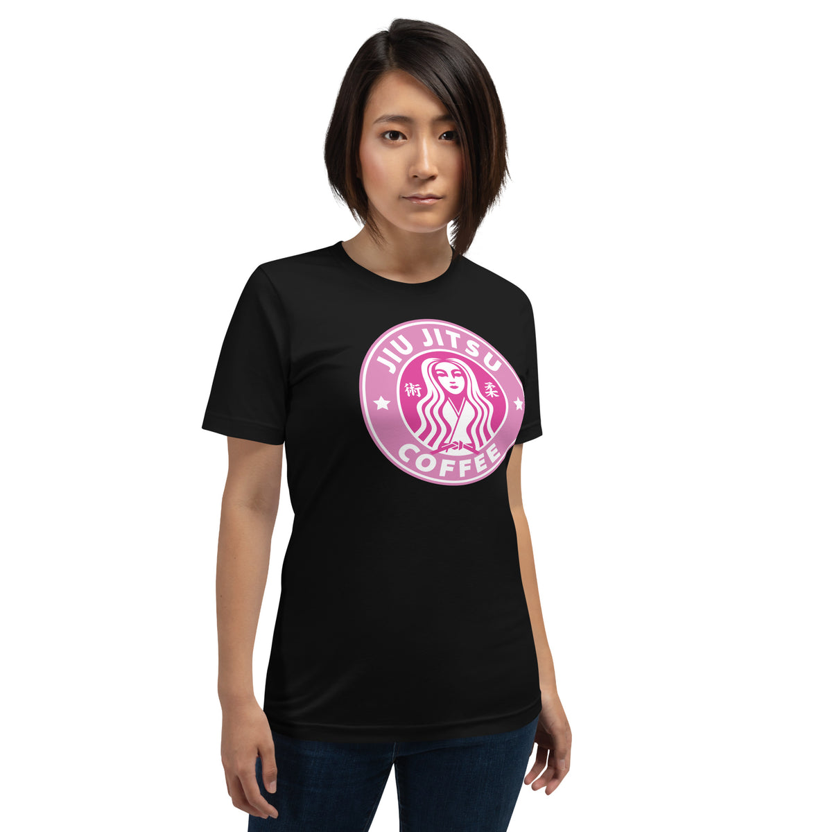 Jiu Jitsu Coffee Pink Starbucks Staple T-Shirt