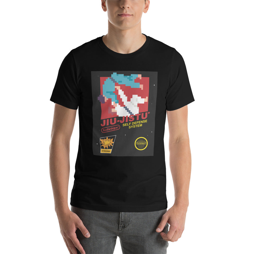 Jiu Jitsu NES 8 BIt Game Unisex Staple T-Shirt