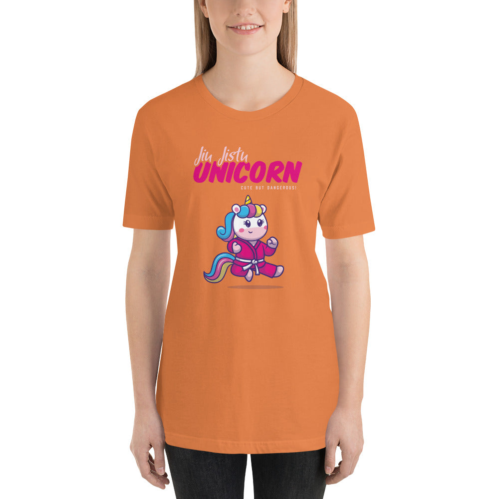 Jiu Jitsu Colorful Unicorn Pink Gi Staple T-Shirt
