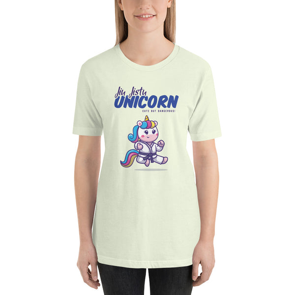 Jiu Jitsu White Gi Dangerous Unicorn Staple T-Shirt