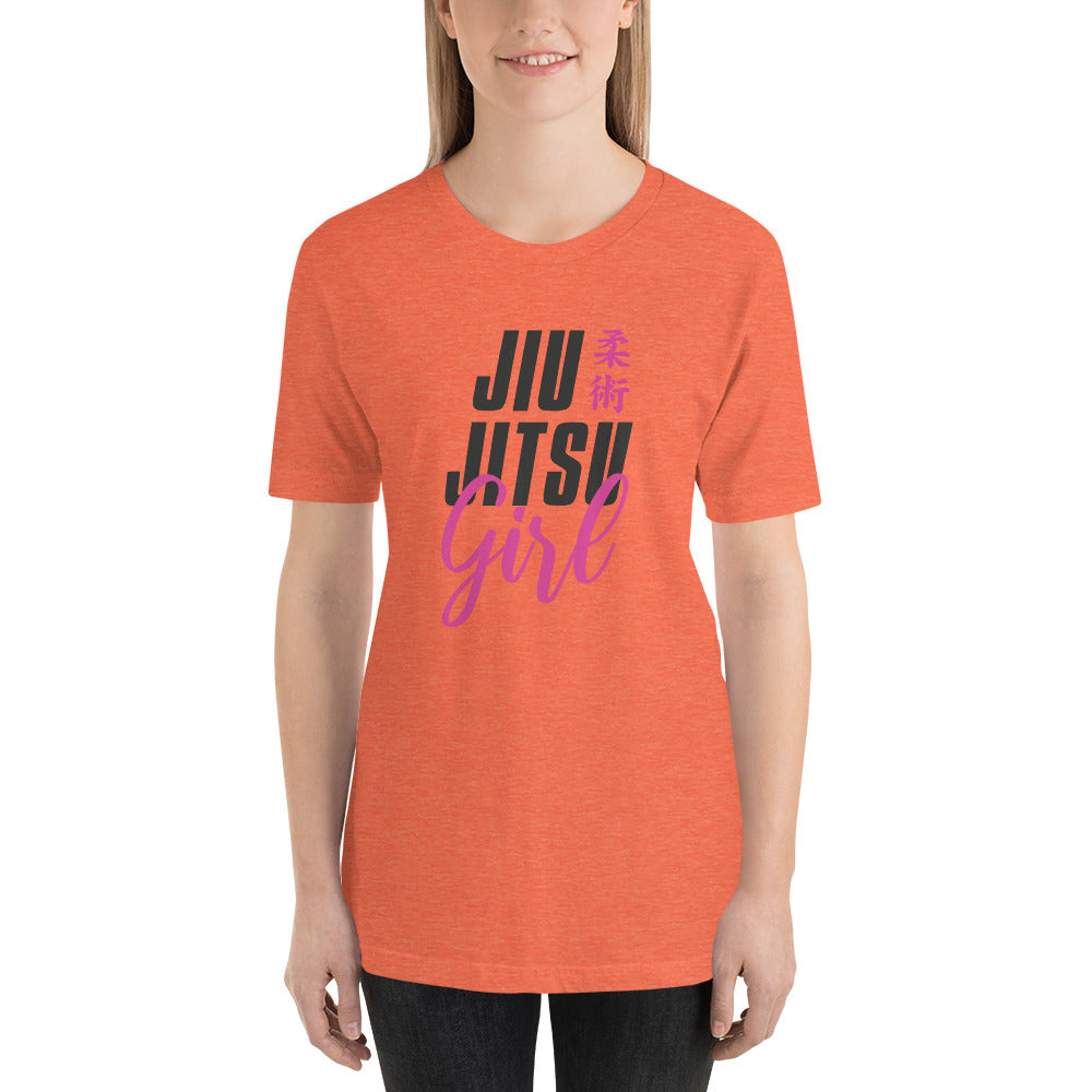 Kanji BJJ Girl Text Unisex Staple T-Shirt