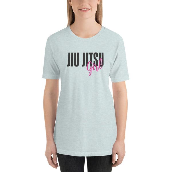 Jiu Jitsu Girl Text Unisex Staple T-Shirt