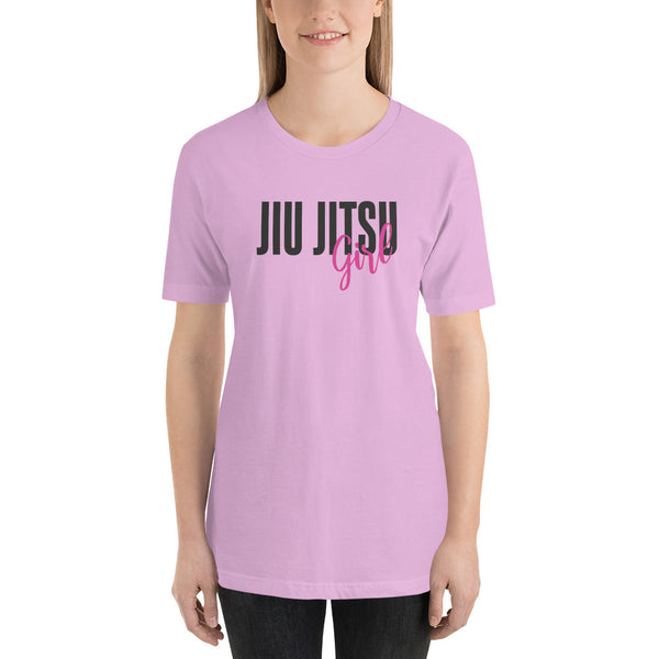 Jiu Jitsu Girl Text Unisex Staple T-Shirt