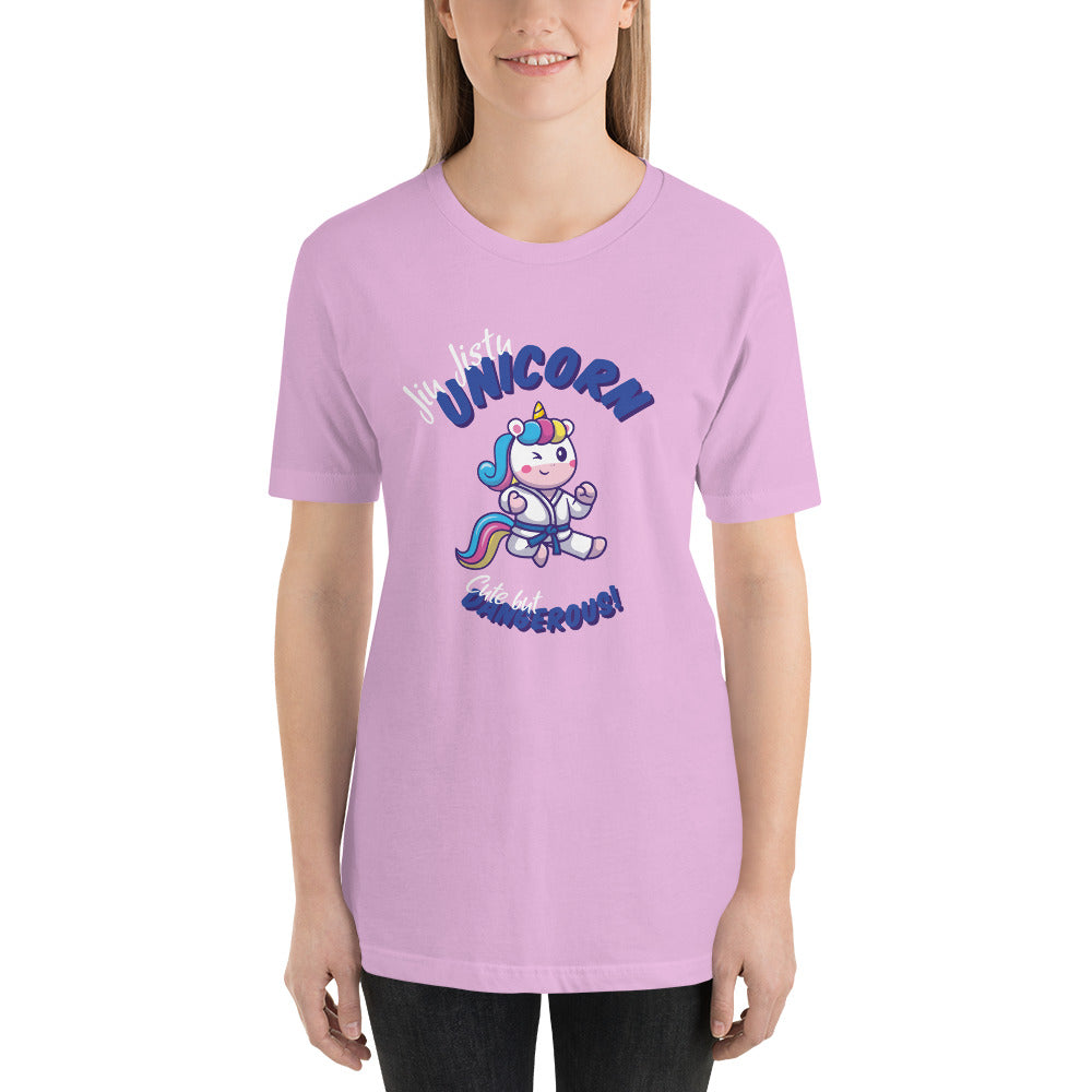 Jiu Jitsu White Gi Cute but Dangerous Unicorn Staple T-Shirt