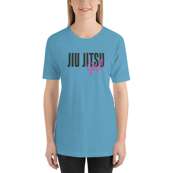 Jiu Jitsu Girl Text Unisex Staple T-Shirt