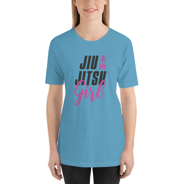 Kanji BJJ Girl Text Unisex Staple T-Shirt