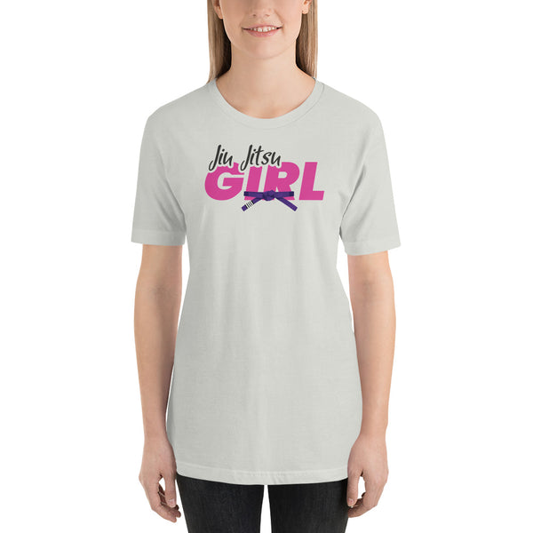 Jiu Jitsu Girl Purple Belt Unisex Staple T-Shirt