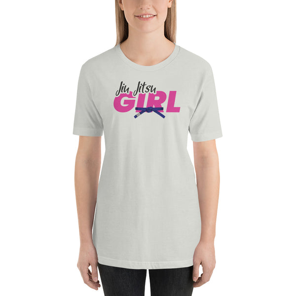 Jiu Jitsu Girl Blue Belt Unisex Staple T-Shirt