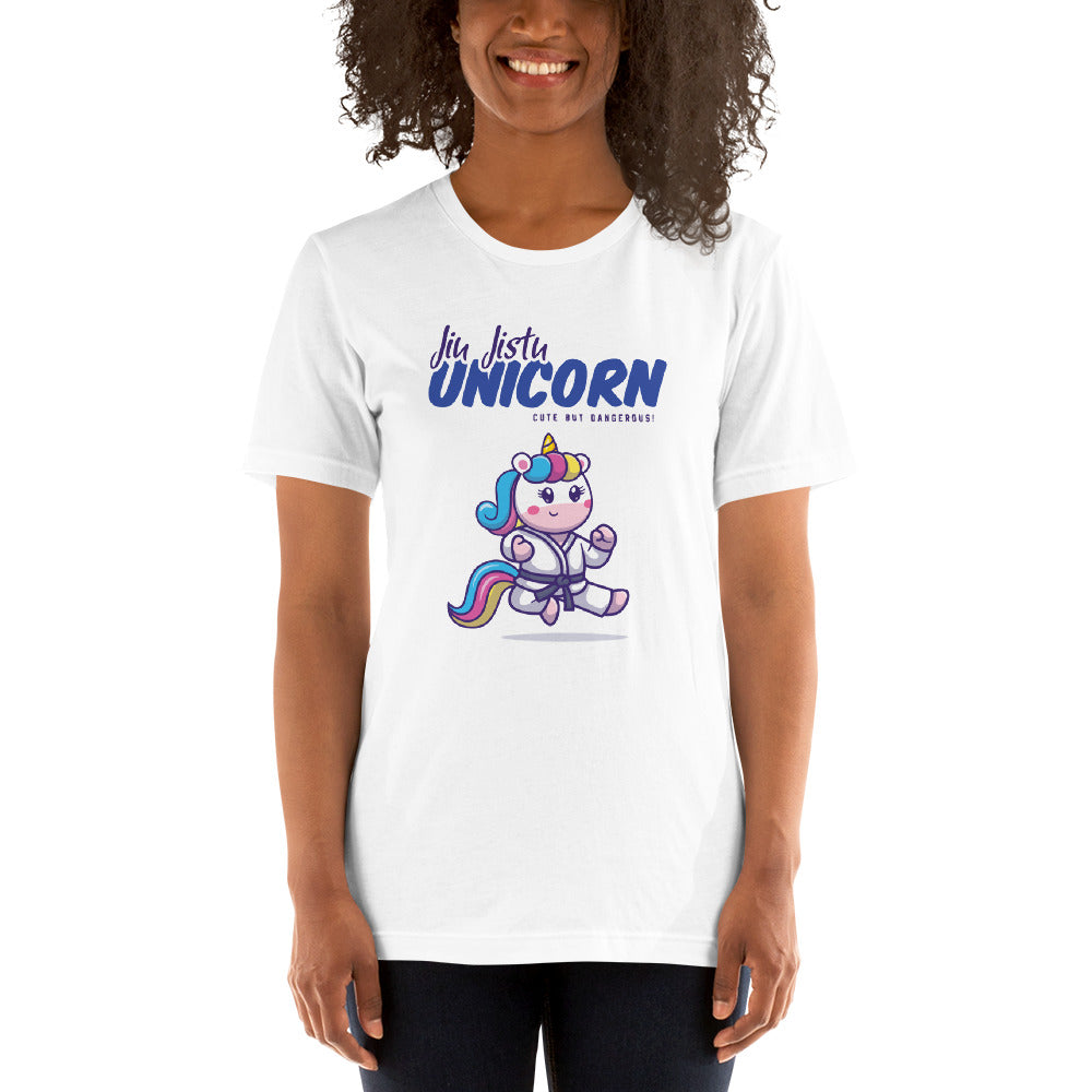 Jiu Jitsu White Gi Dangerous Unicorn Staple T-Shirt