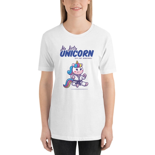 Jiu Jitsu White Gi Dangerous Unicorn Staple T-Shirt