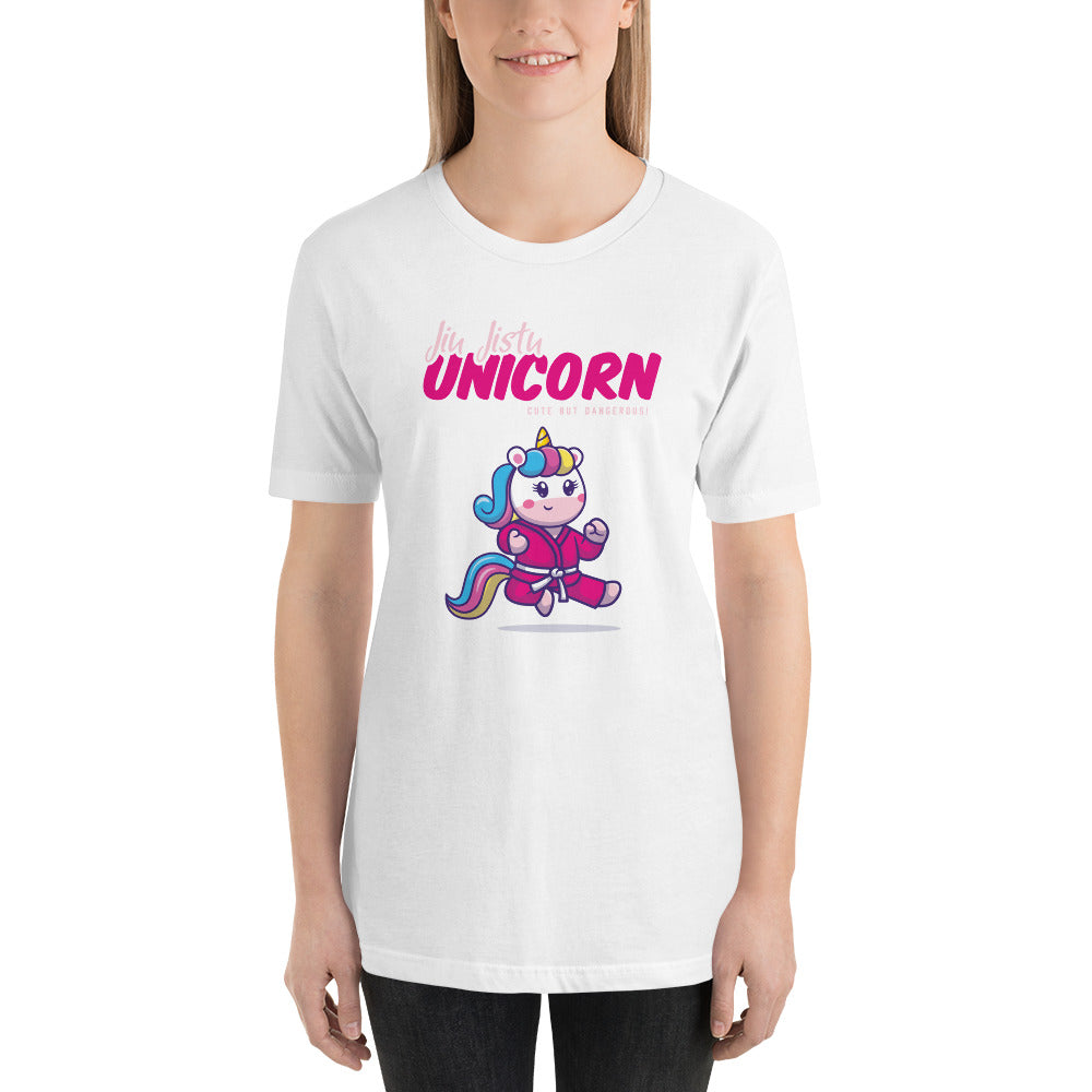 Jiu Jitsu Colorful Unicorn Pink Gi Staple T-Shirt