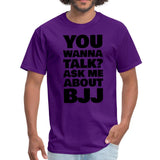 You wanna talk? Men's T-shirt - purple